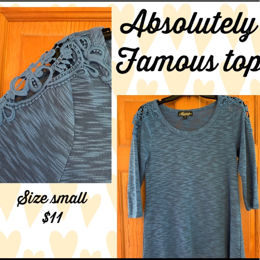Quarter sleeve shirt with lace sleeves